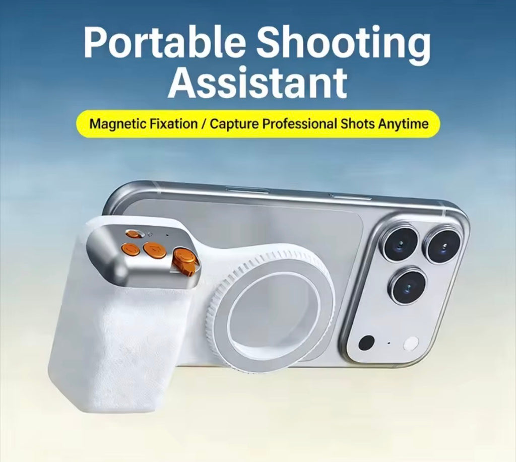 Magnetic phone grip